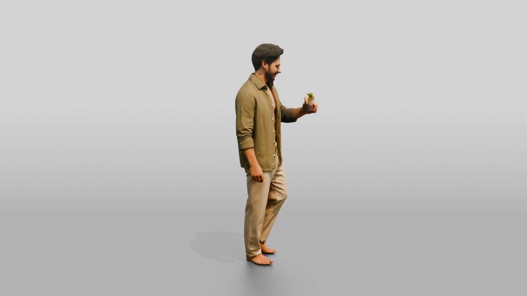 Man with an Orange Cocktail