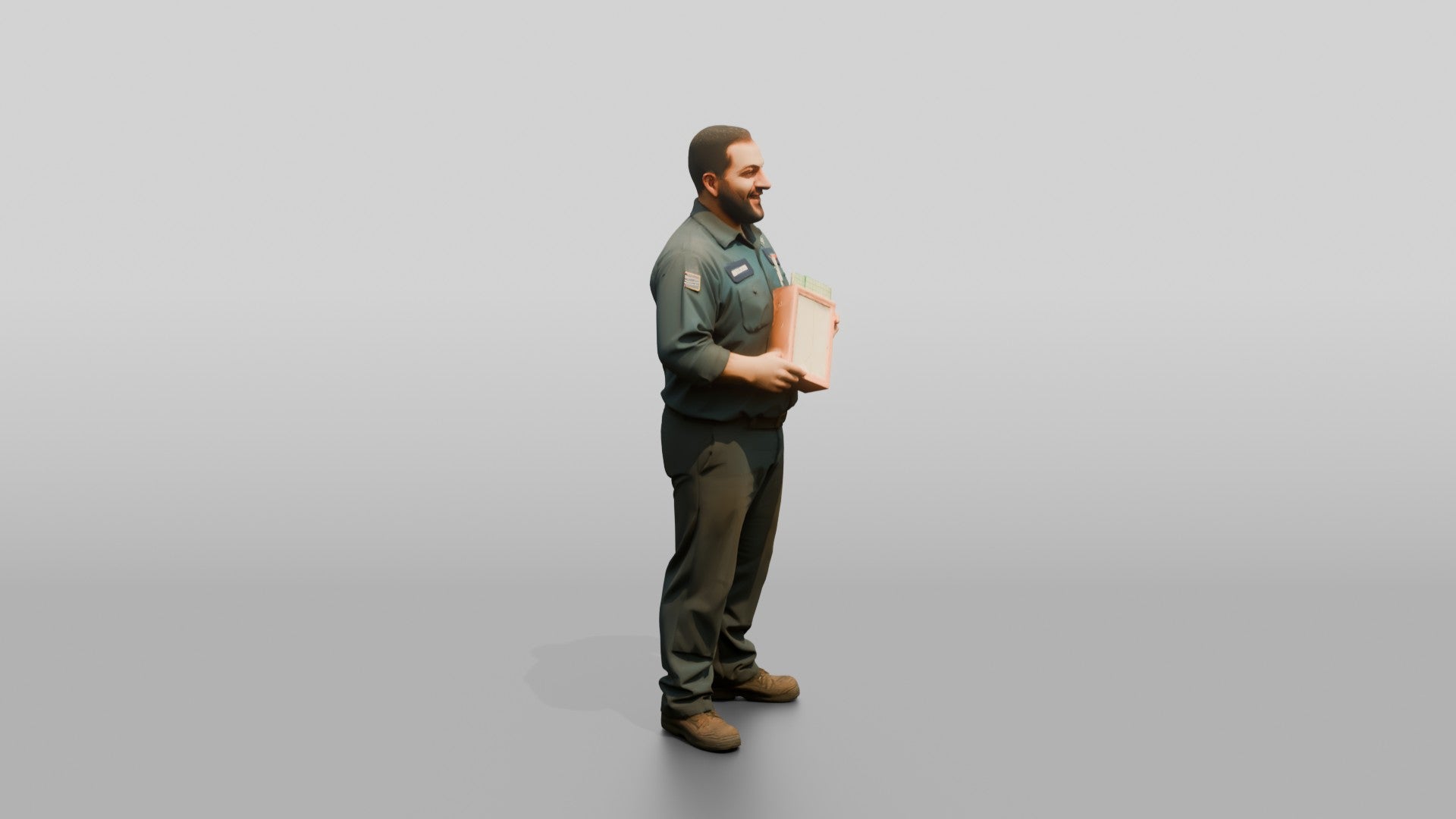 Mechanic Holding a New Air Filter