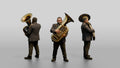 Tubist Carrying Brass Tuba
