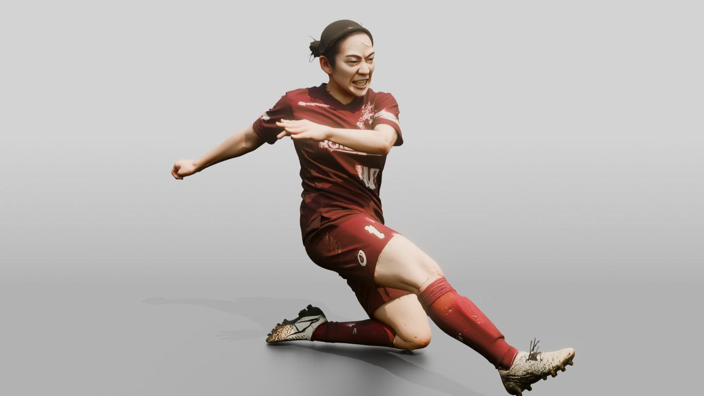 Soccer Player Sliding Challenge