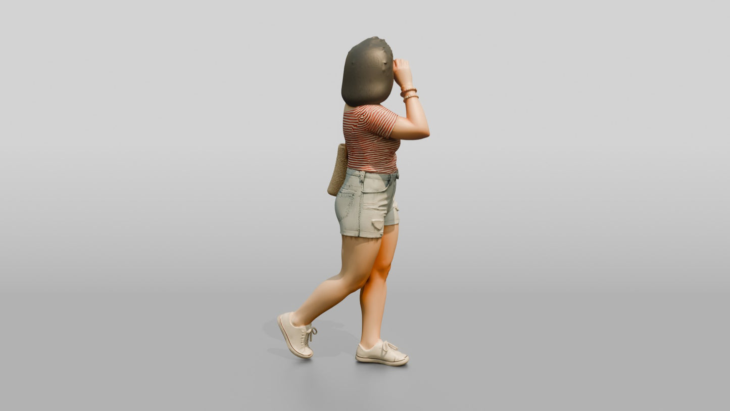 Curvy Maltese Teenage Girl Adjusting Her Sunglasses