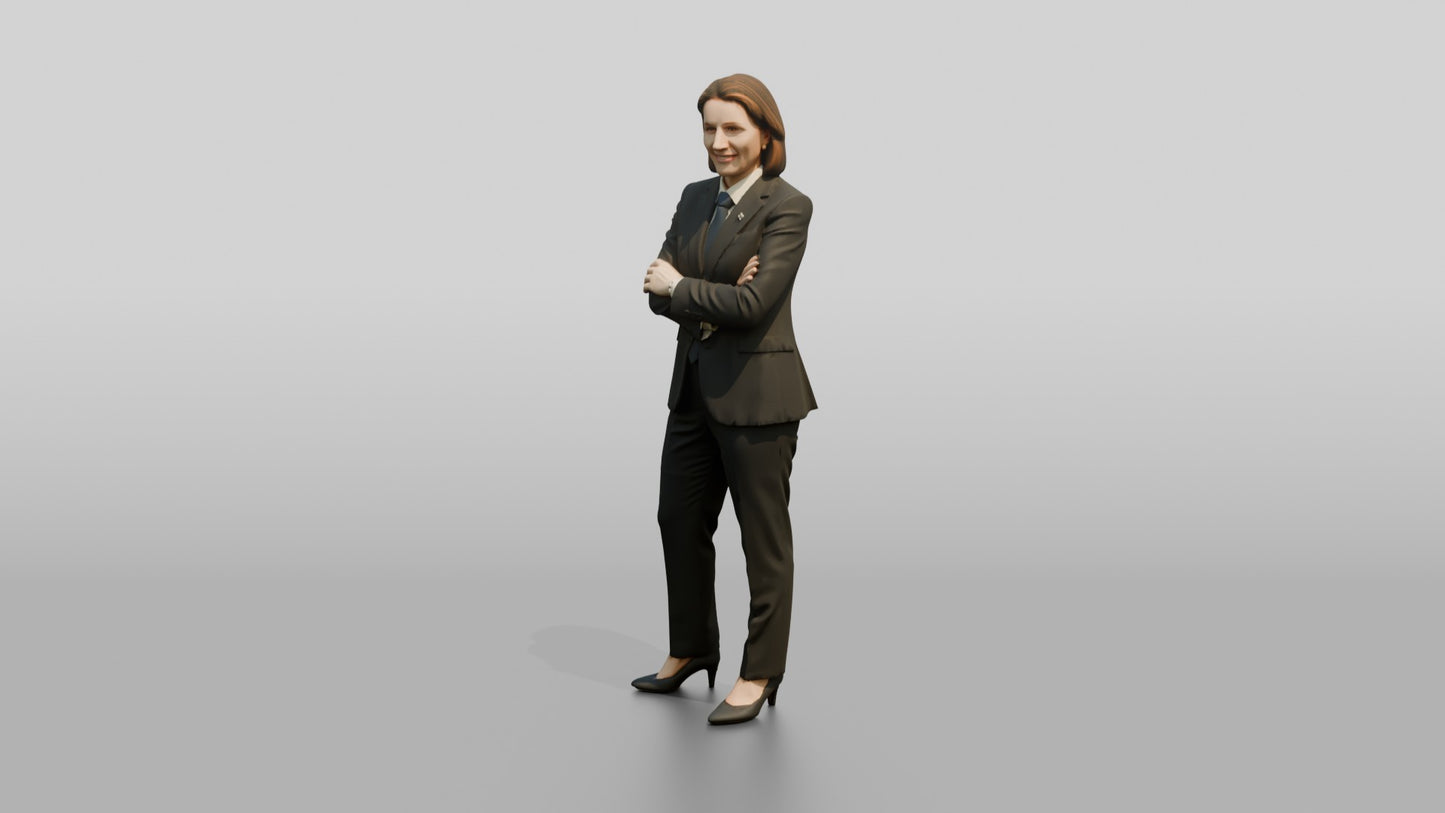 Confident Businesswoman with Arms Crossed