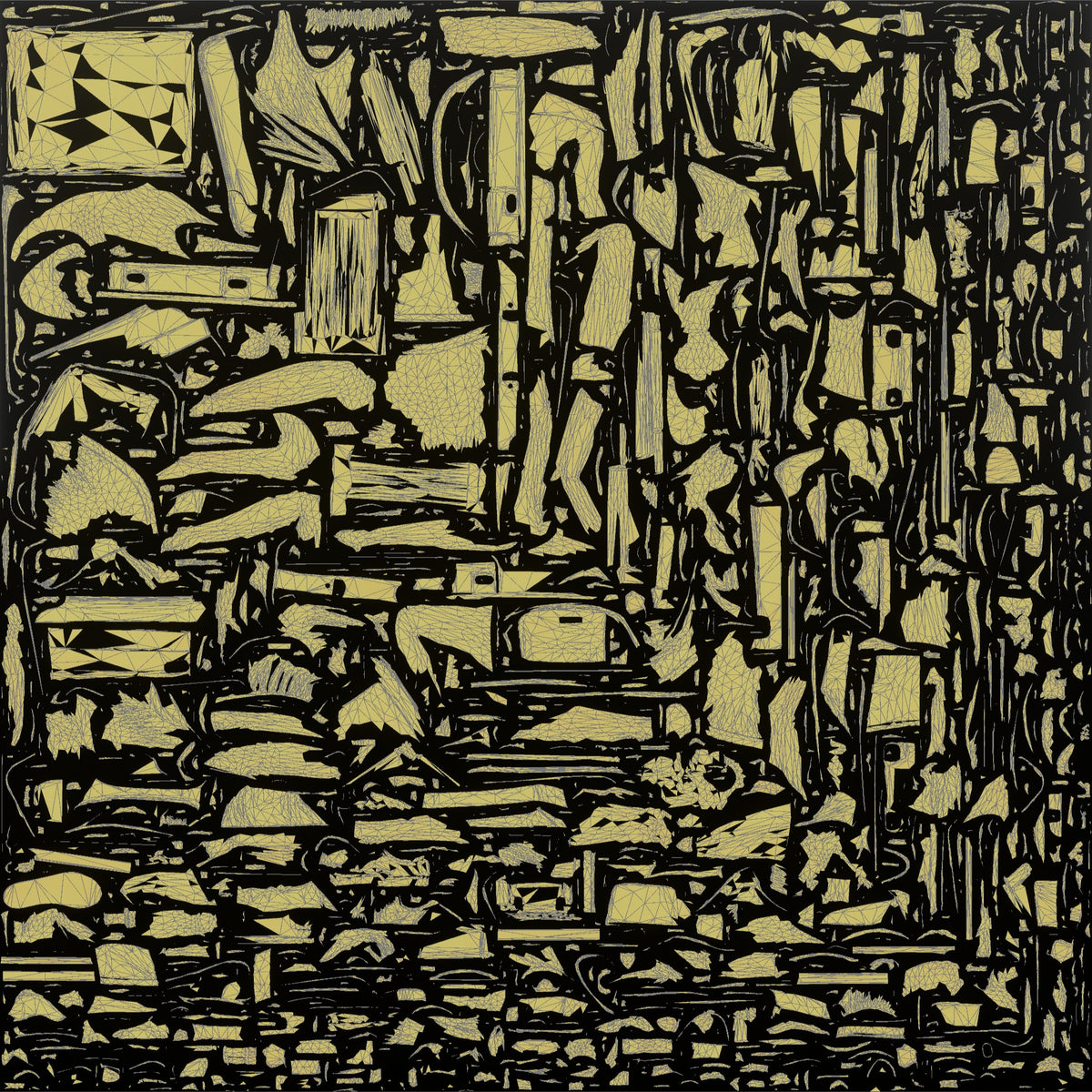 Traveler Kneeling To Zip Her Suitcase - UV layout, metallic roughness map