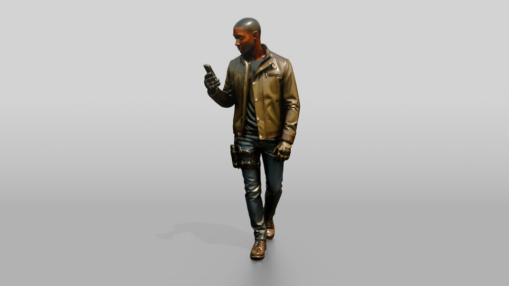 Courier Checking Phone