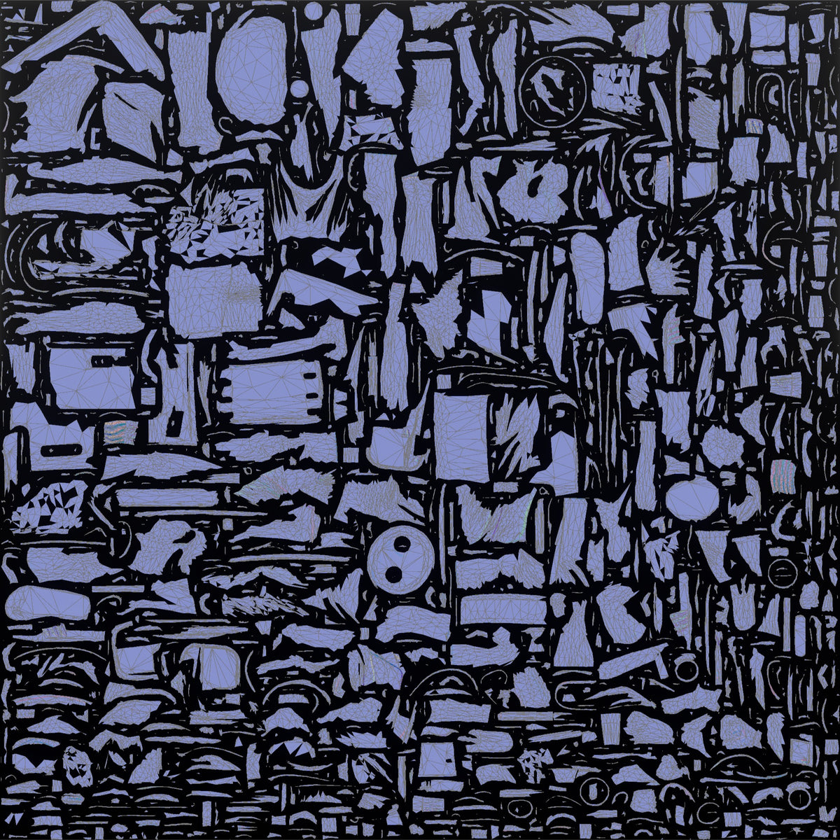 Traveler Carrying Coffee To The Gate - UV layout, normal map