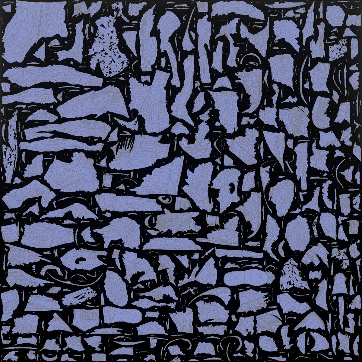 Boxer Lunging Jab While Stepping Forward - UV layout, normal map