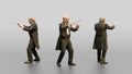 Orchestra Conductor Waving Baton