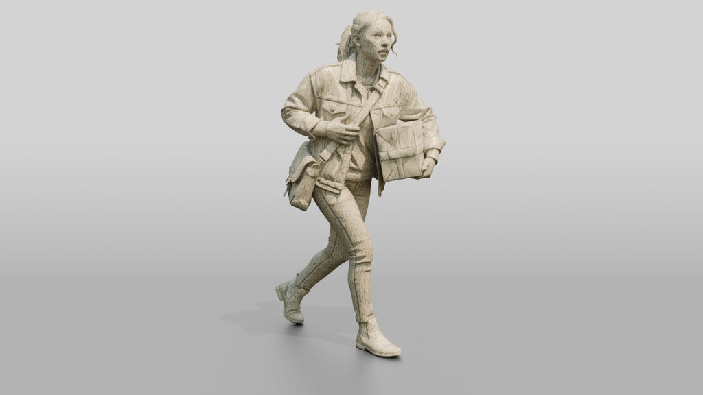 Woman Carrying Parcel