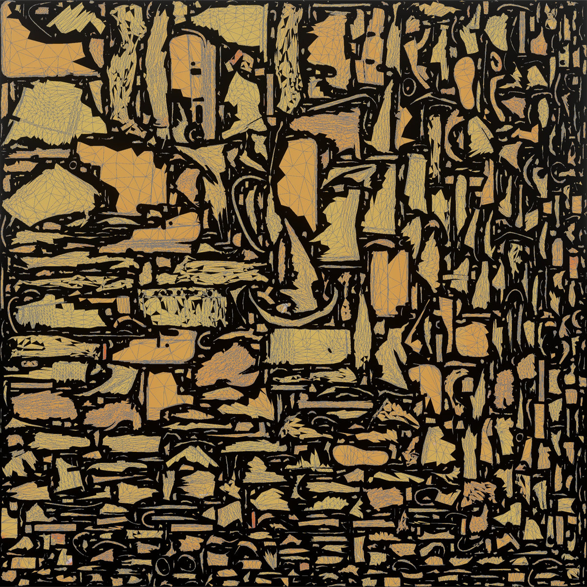 Traveler Carrying A Beach Bag And Backpack - UV layout, metallic roughness map