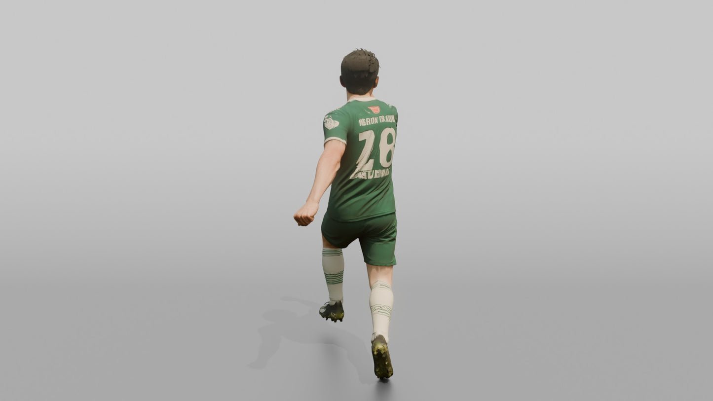 Japanese Player Pumping His Fist in Celebration