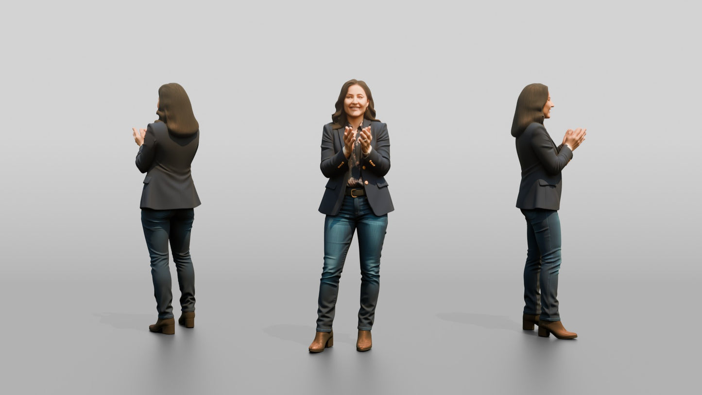 Businesswoman Presenting to an Audience