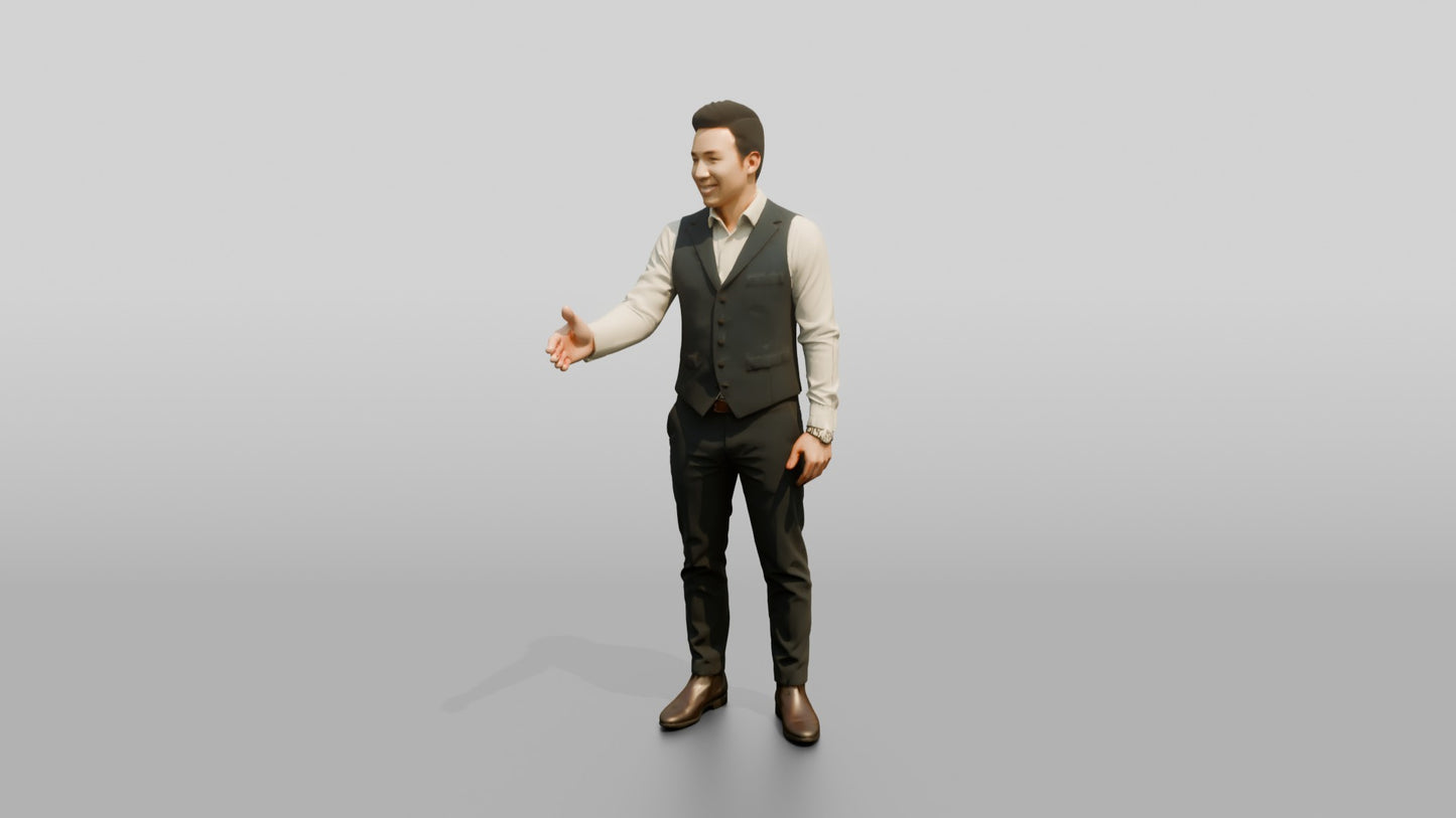 Businessman Giving a Thumbs Up