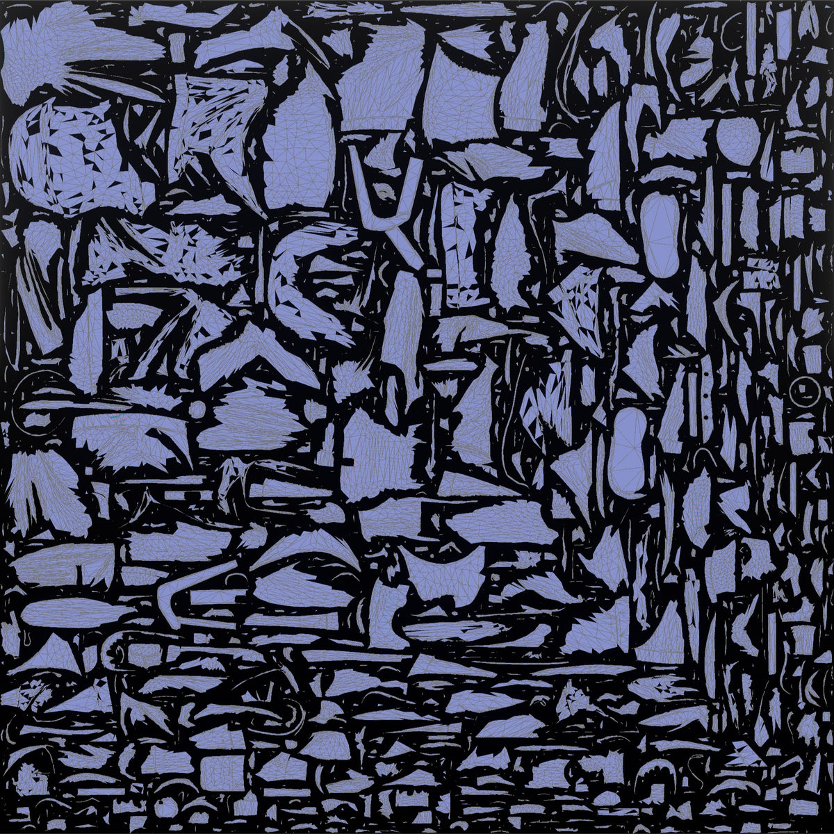 Grandfather Holding A Coffee Mug With Both Hands - UV layout, normal map