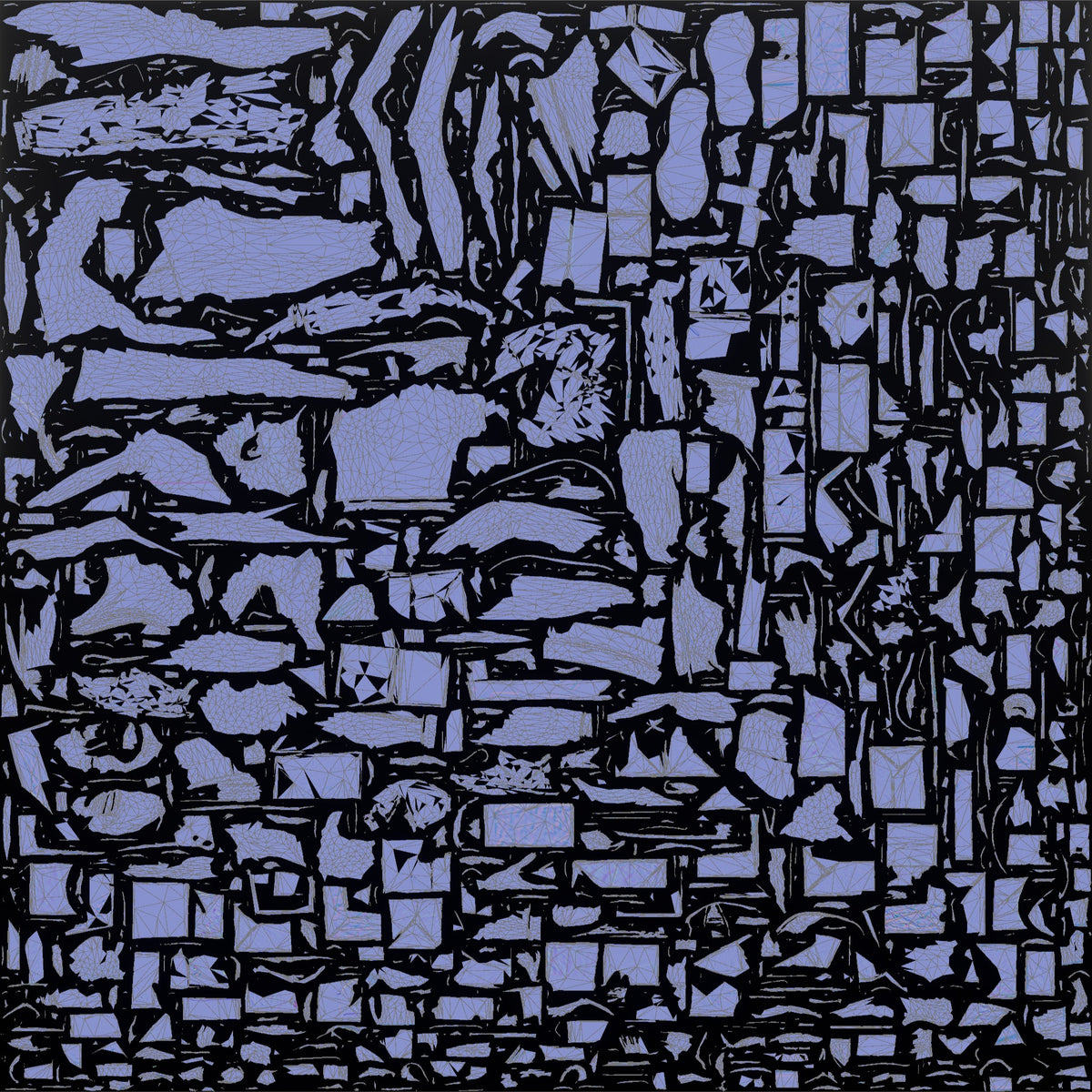 Mother Carrying A Stack Of Gift-wrapped Presents - UV layout, normal map