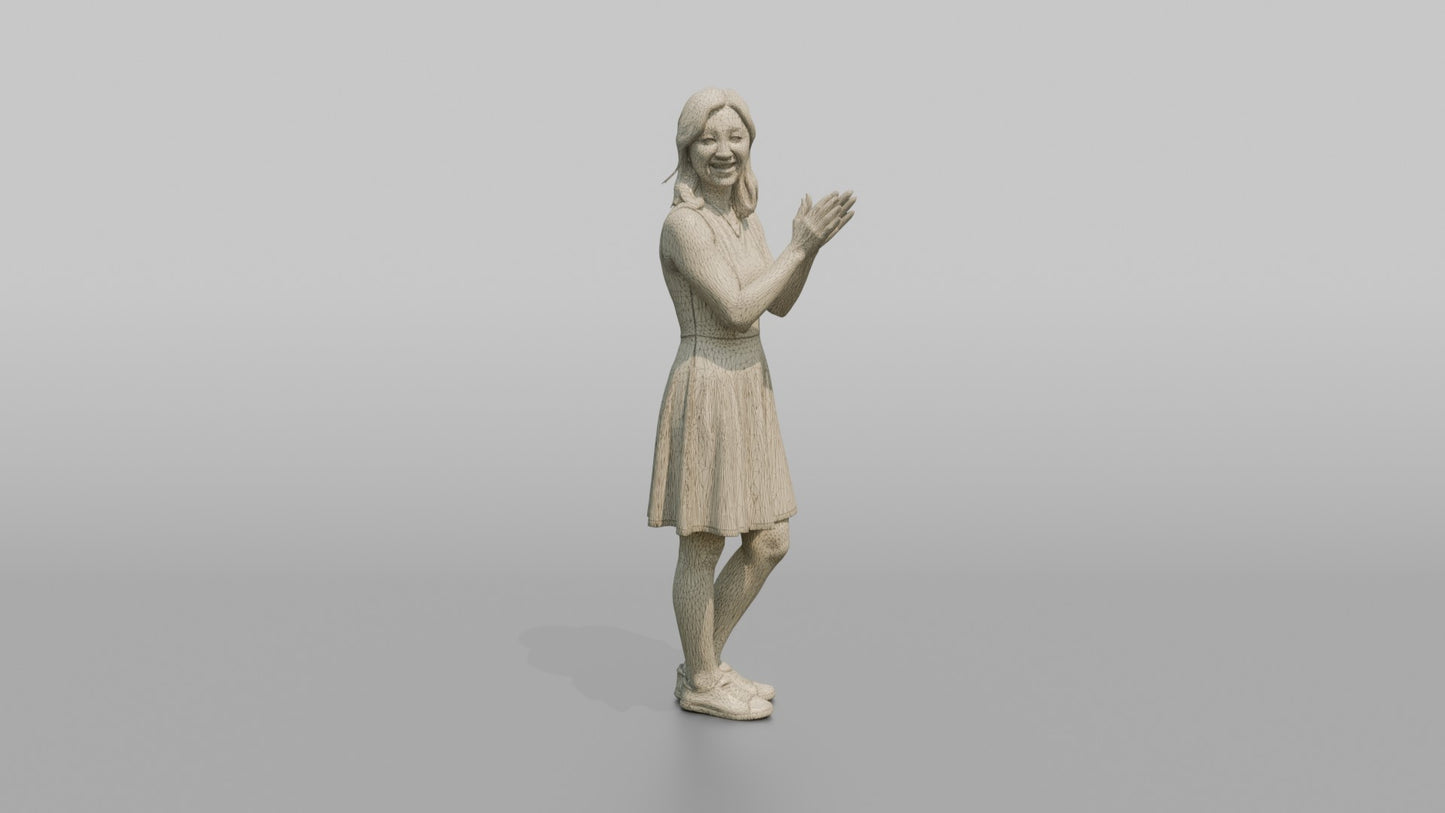 Wedding Guest Clapping Excitedly