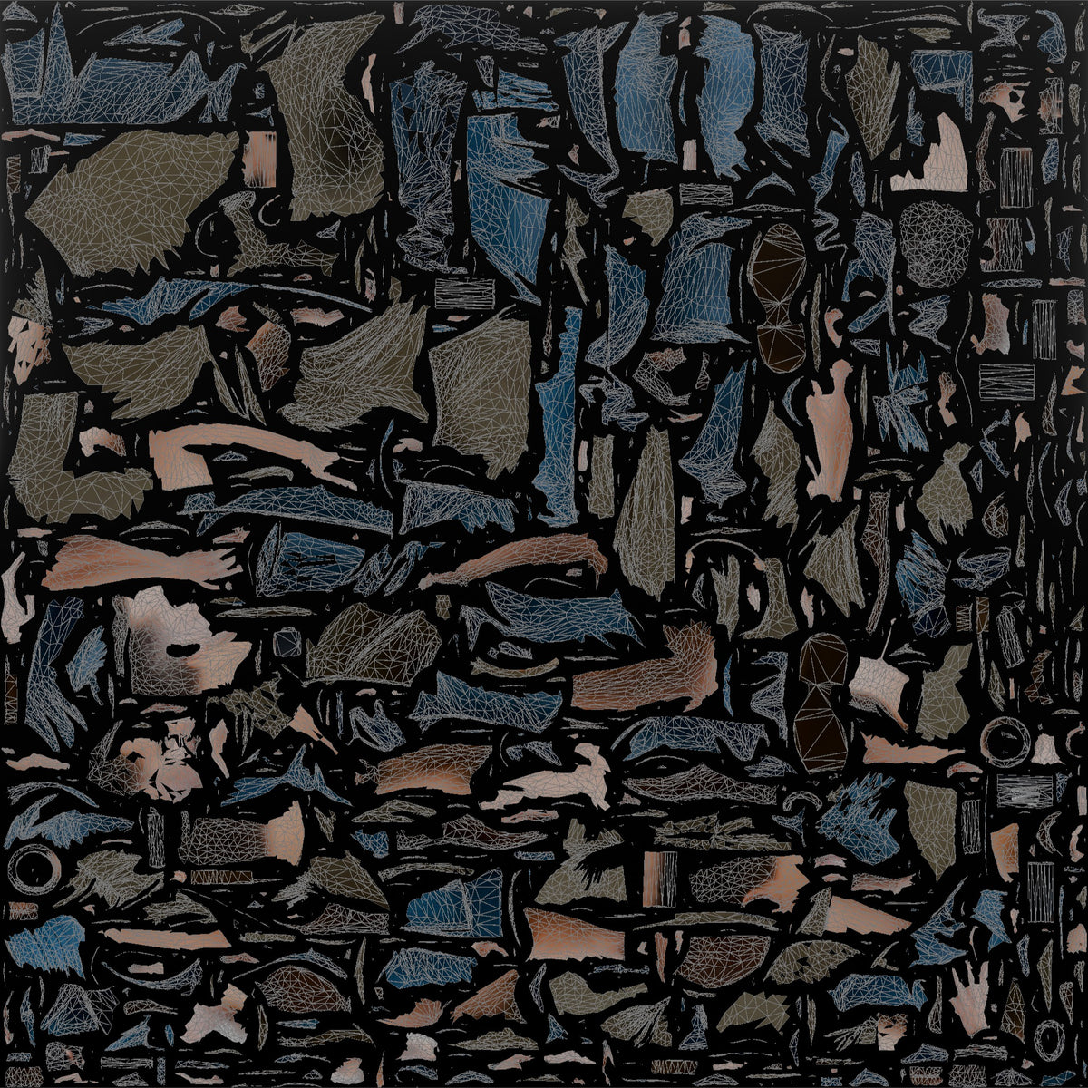 Father Holding A Coffee Mug In One Hand And A Phone In The Other - UV layout, base color map