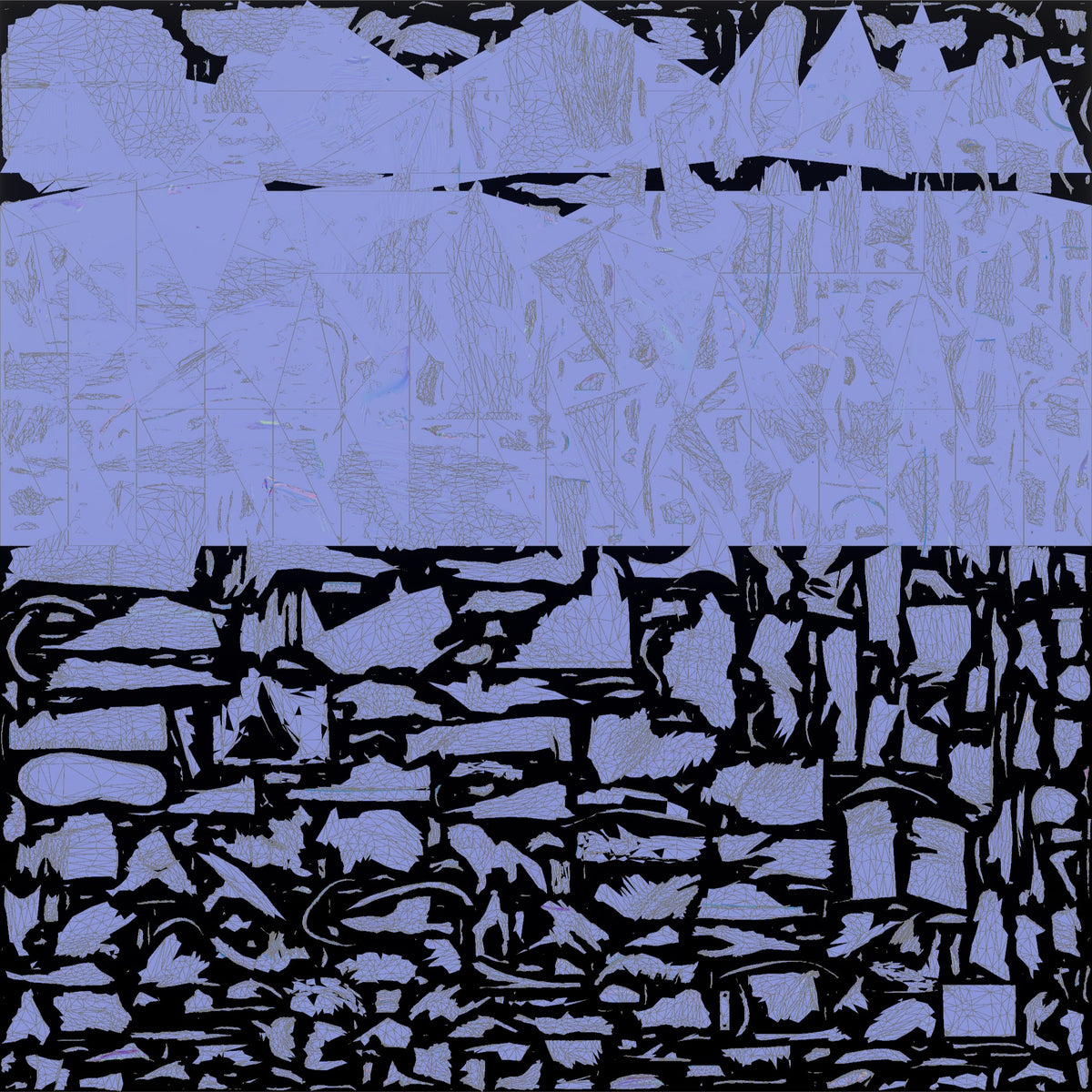 Young Woman Barista Laughing in Cafe - UV layout, normal map