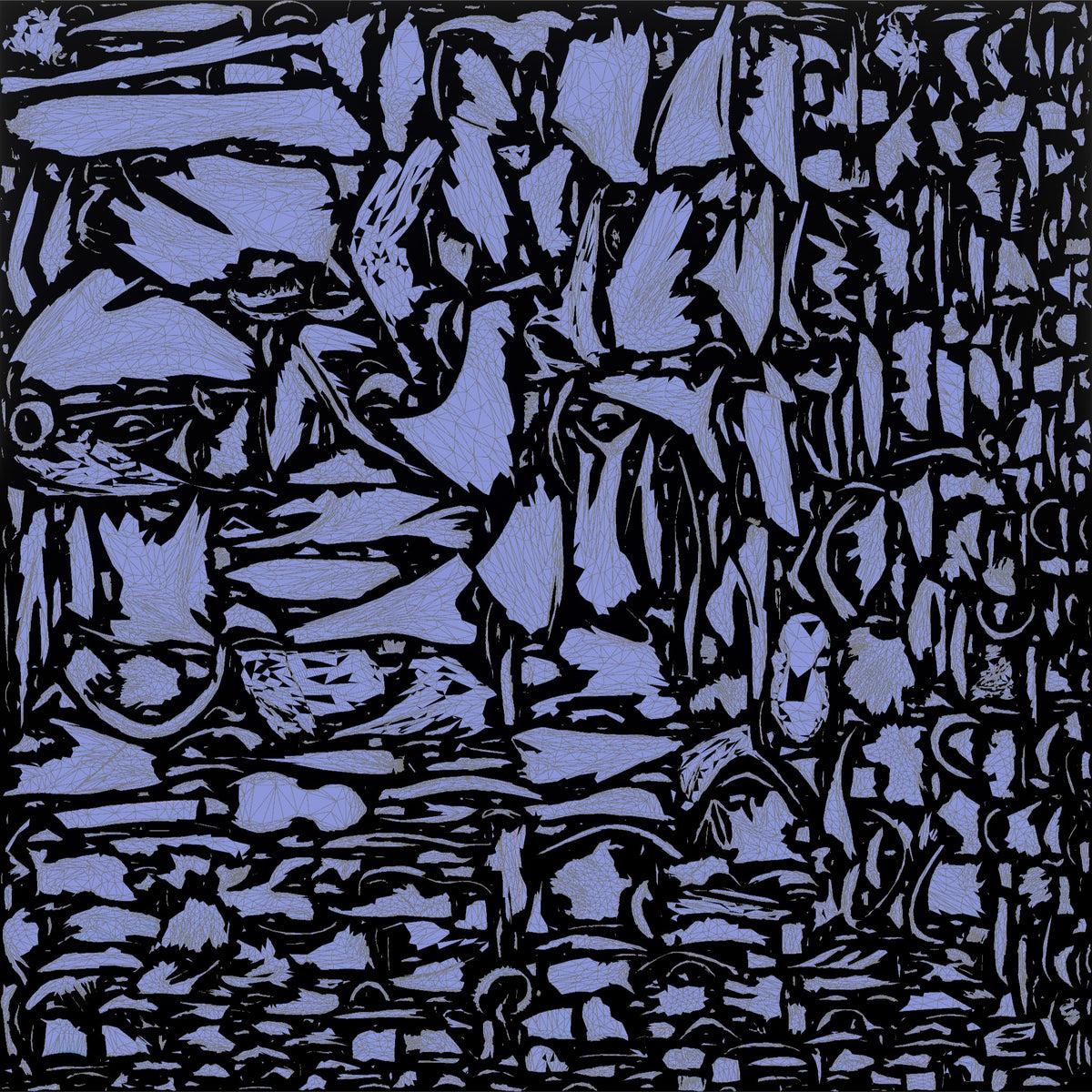 Woman in Deep Side Lunge - UV layout, normal map
