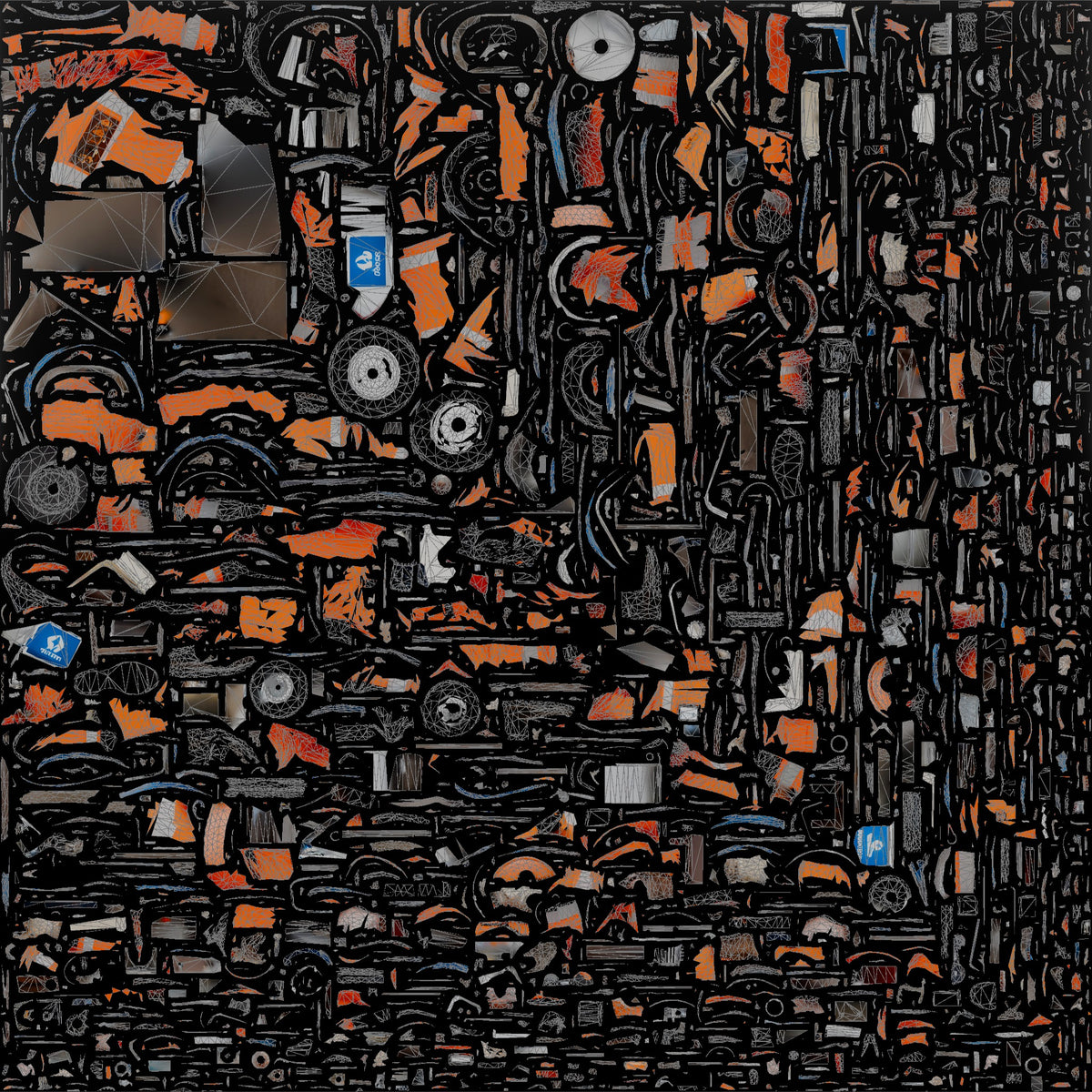 Construction Worker Woman 71 - UV layout, base color map