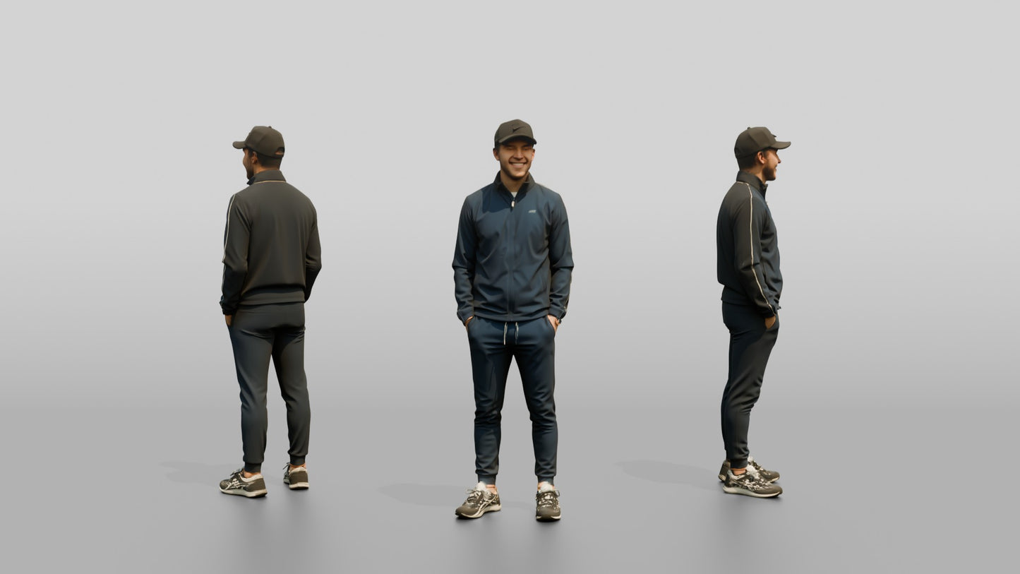 Sporty Athleisure Man 01