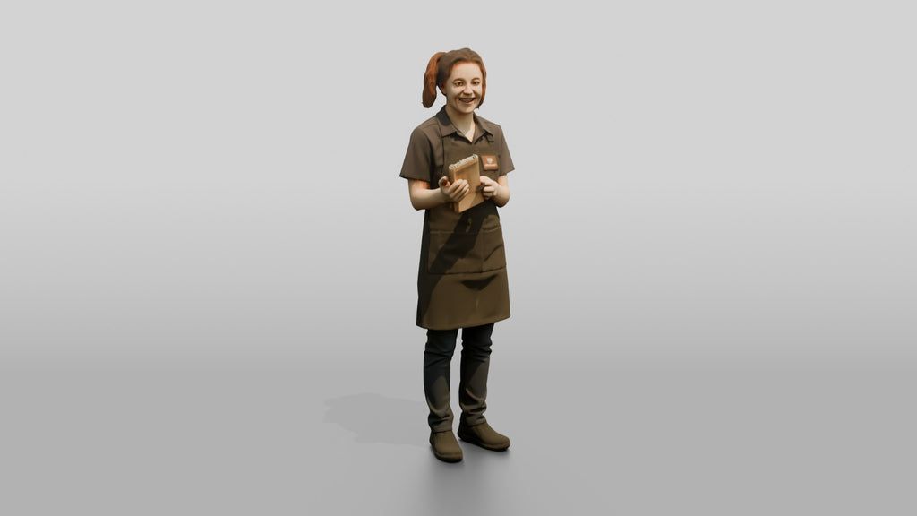 Young Woman Barista Taking Customer Order