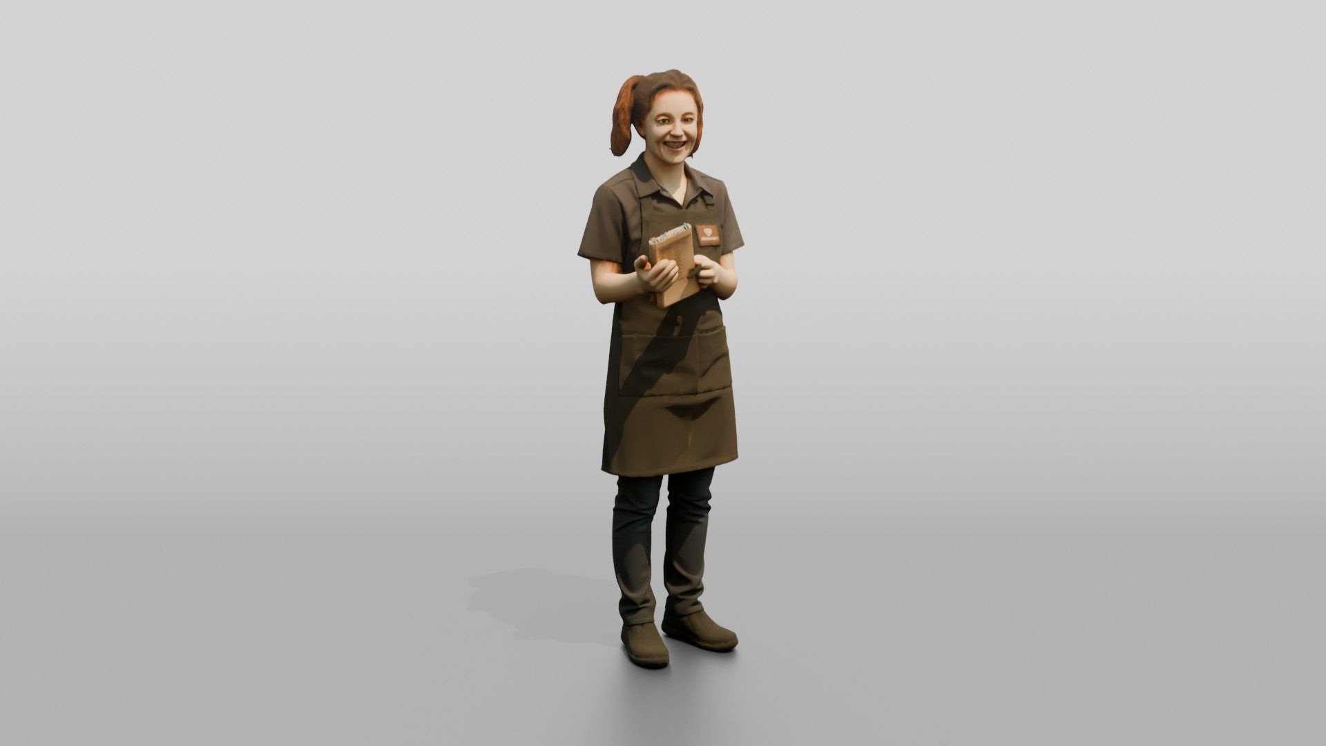 Young Woman Barista Taking Customer Order