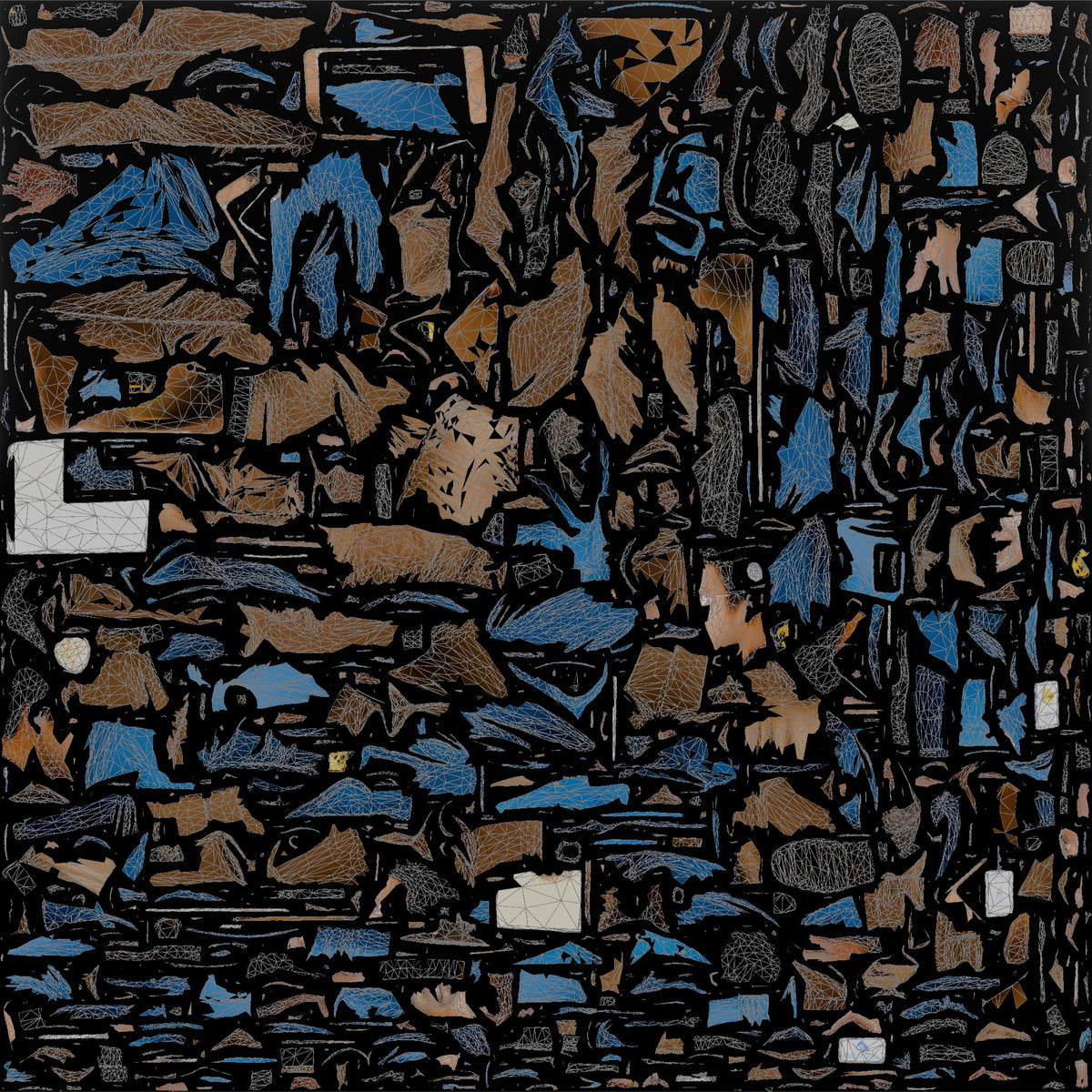 Construction Worker Man 82 - UV layout, base color map
