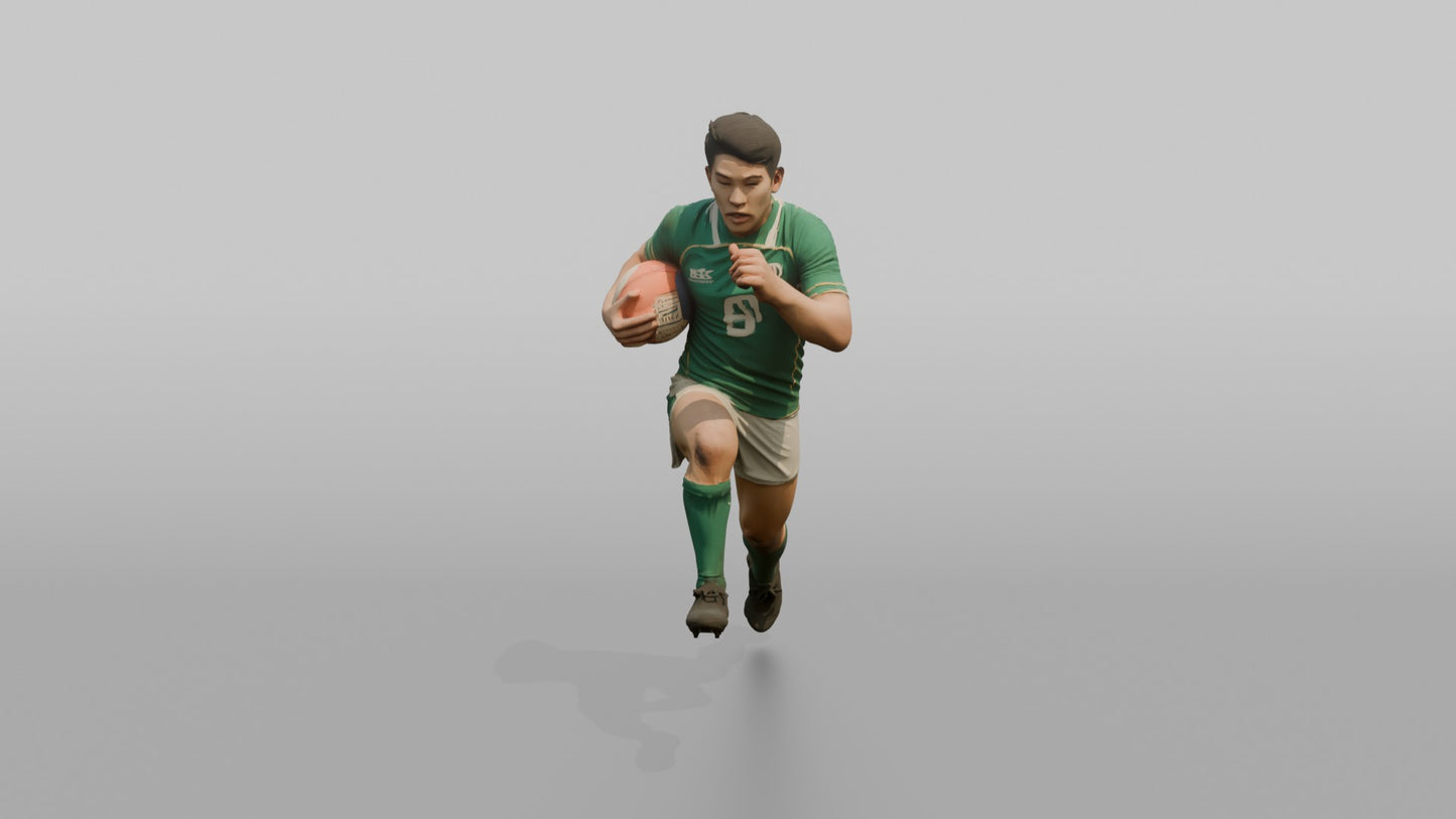 Japanese Winger Weaving Through the Field