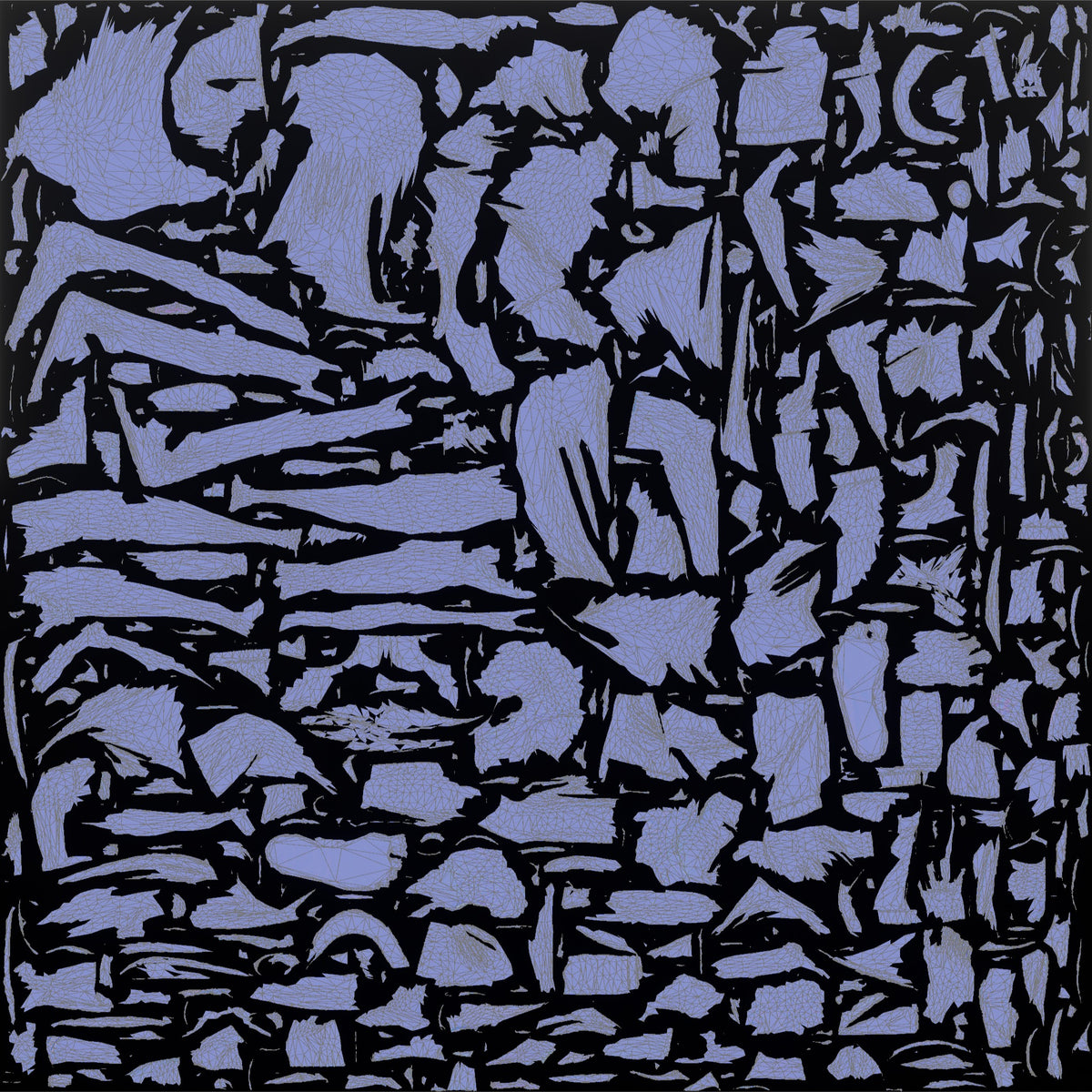 Physique Model Man Standing In A Confident Wide Stance, Hands On Hips - UV layout, normal map