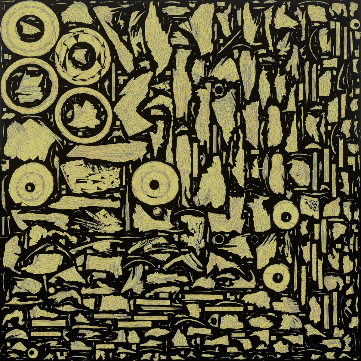 Weightlifter Man Holding A Barbell At Chest Height For A Front Squat - UV layout, metallic roughness map