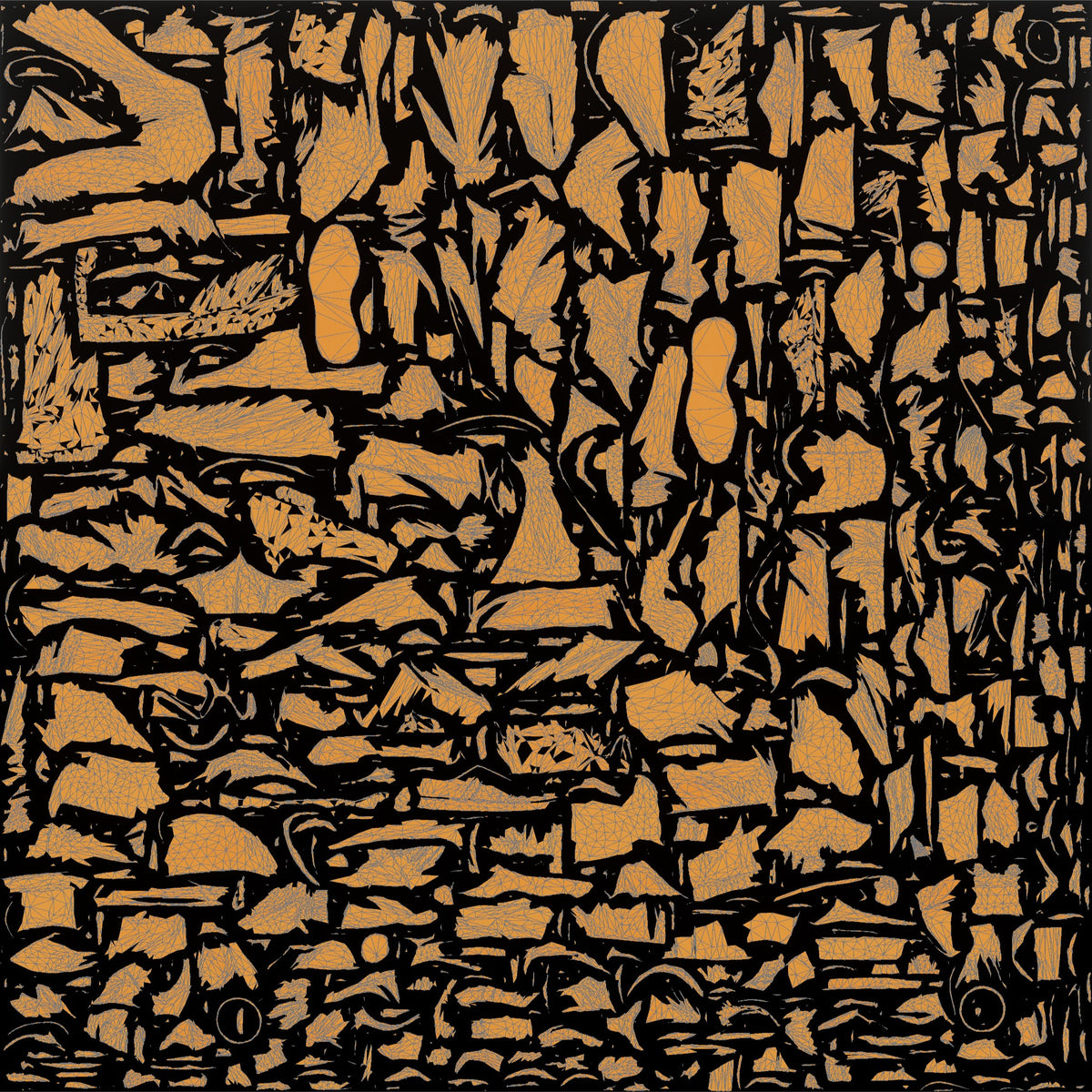 Black Man in Hooded Jacket Drinking Coffee - UV layout, metallic roughness map