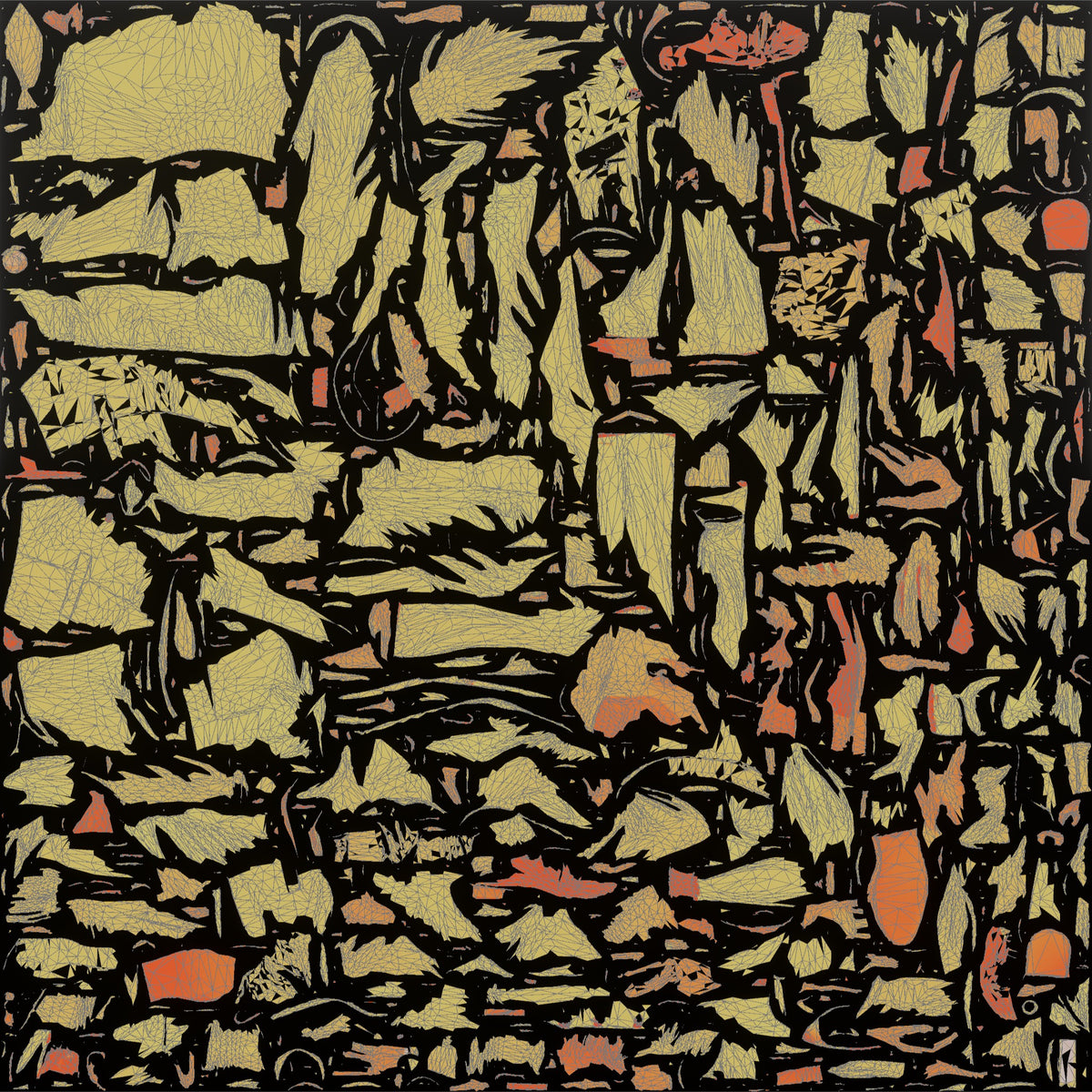 Black Flight Attendant Carrying a Stack of Blankets - UV layout, metallic roughness map