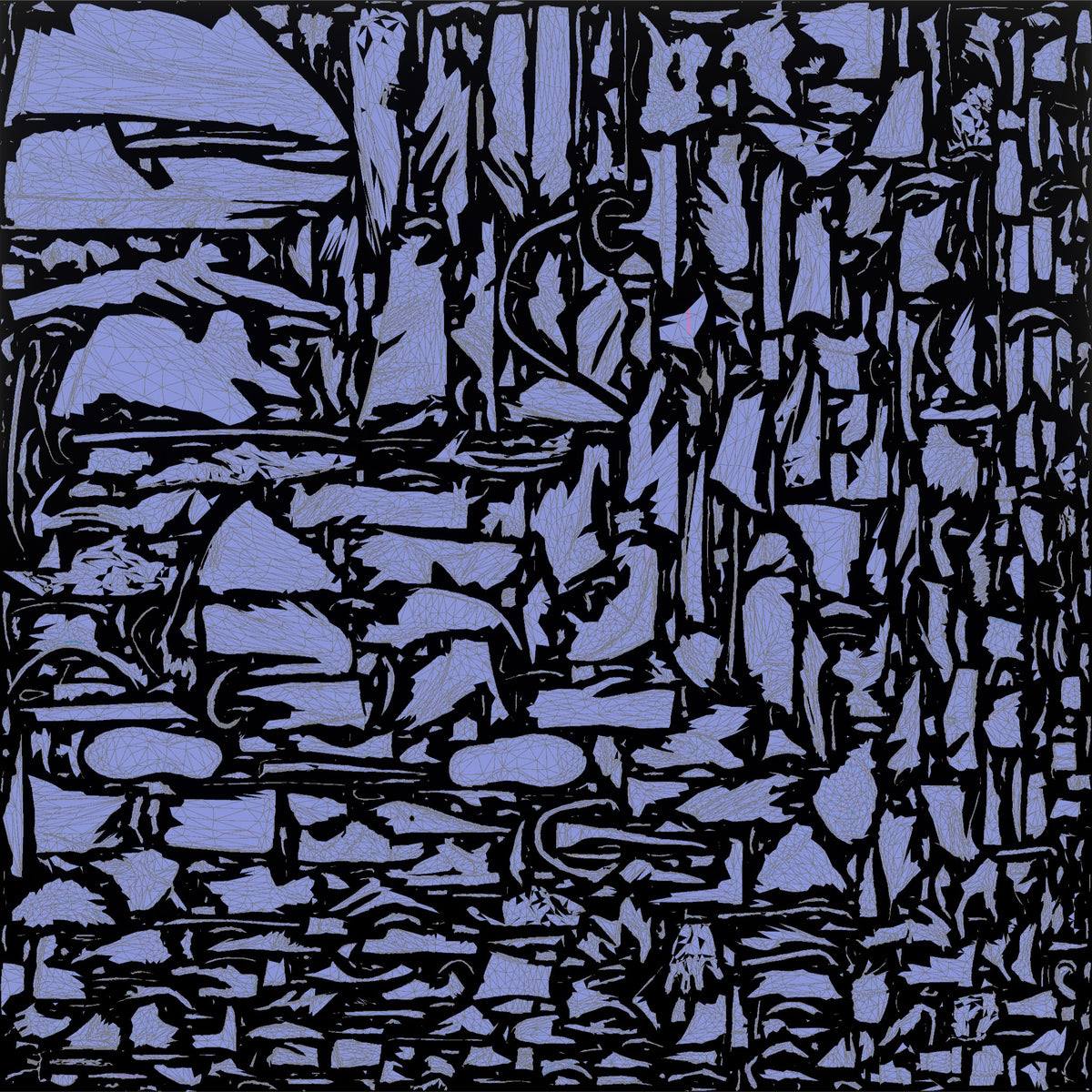 White Man in Dark Raincoat with Earbud - UV layout, normal map