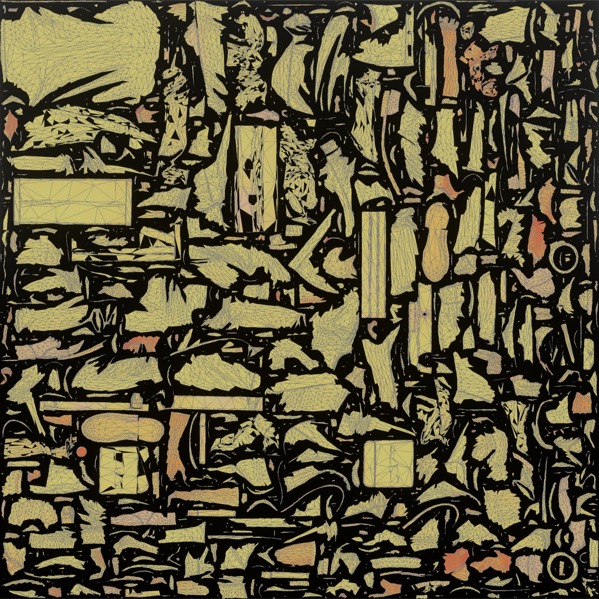 Father Carrying A Toolbox By Its Handle - UV layout, metallic roughness map