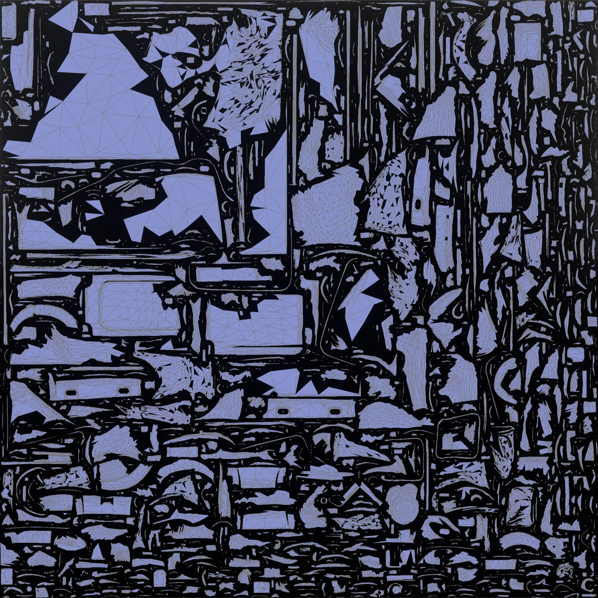 Traveler Sitting And Waiting At The Gate - UV layout, normal map