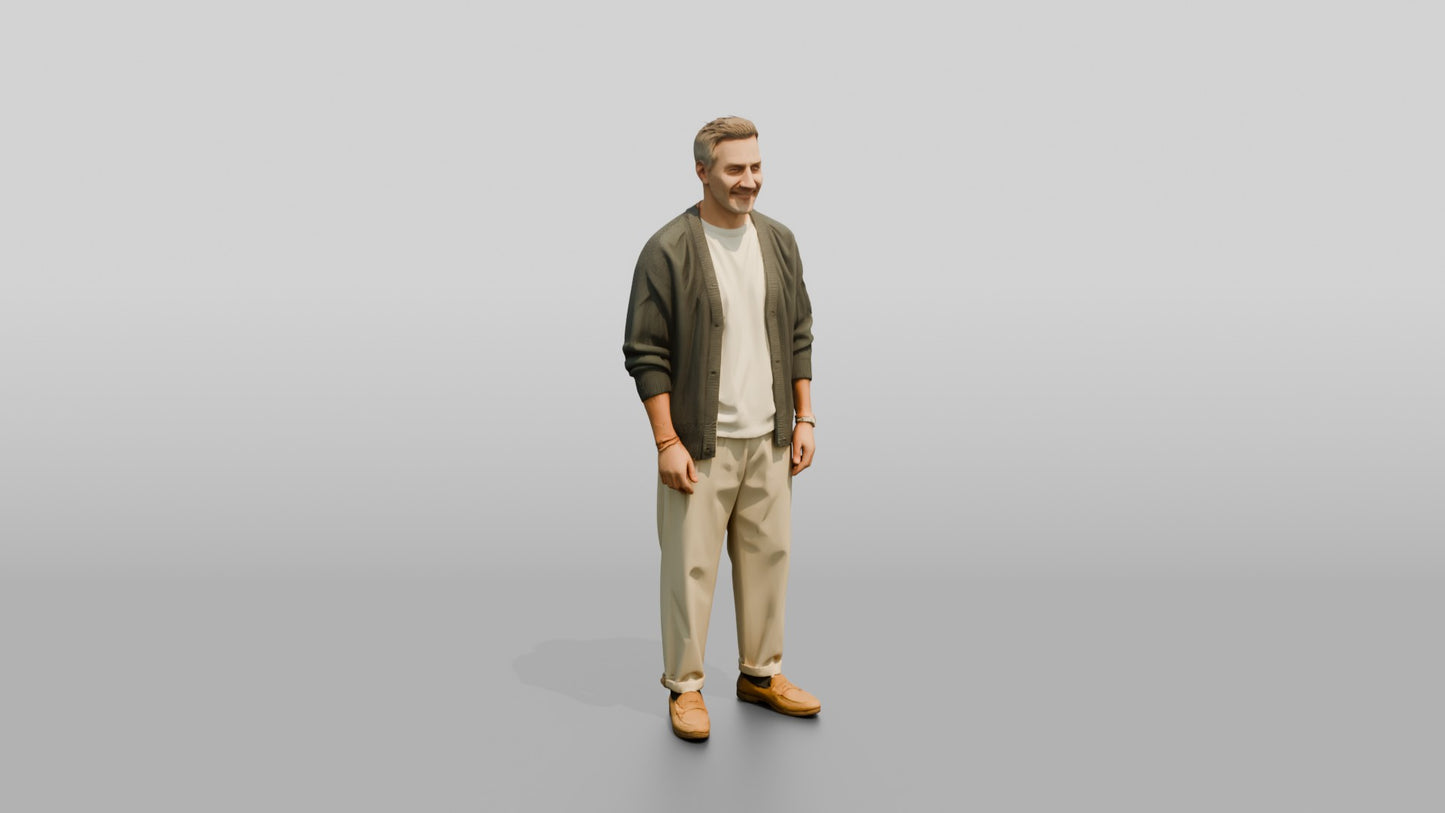 Cozy Oversized Casual Man 12