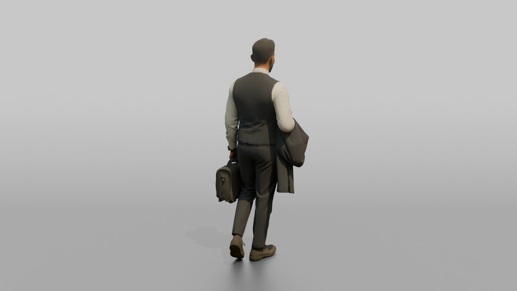 Black Co-Pilot Holding a Flight Bag