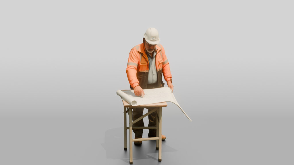 Construction Worker Man 45