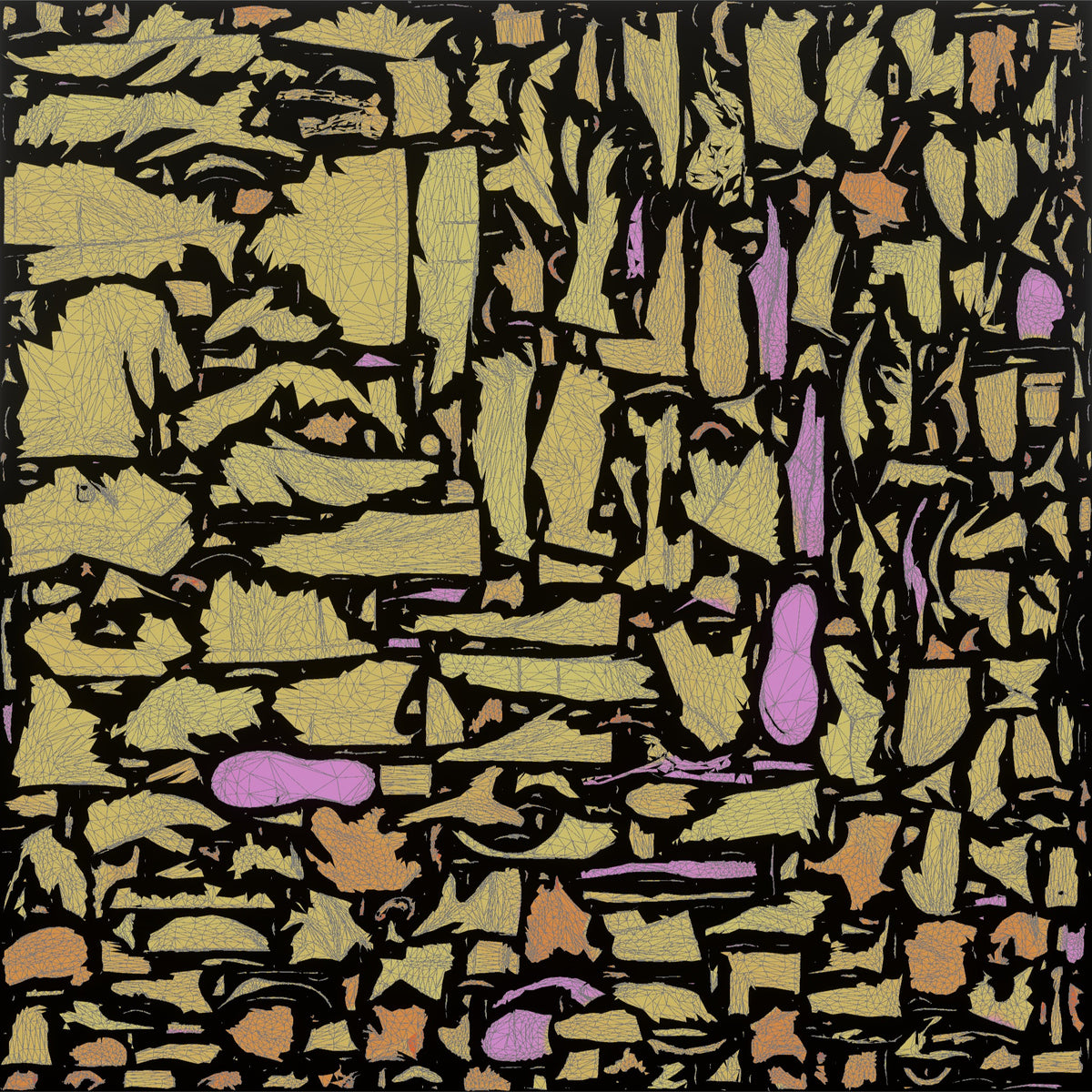 Esthetician Man Holding A Jar Of Face Cream - UV layout, metallic roughness map