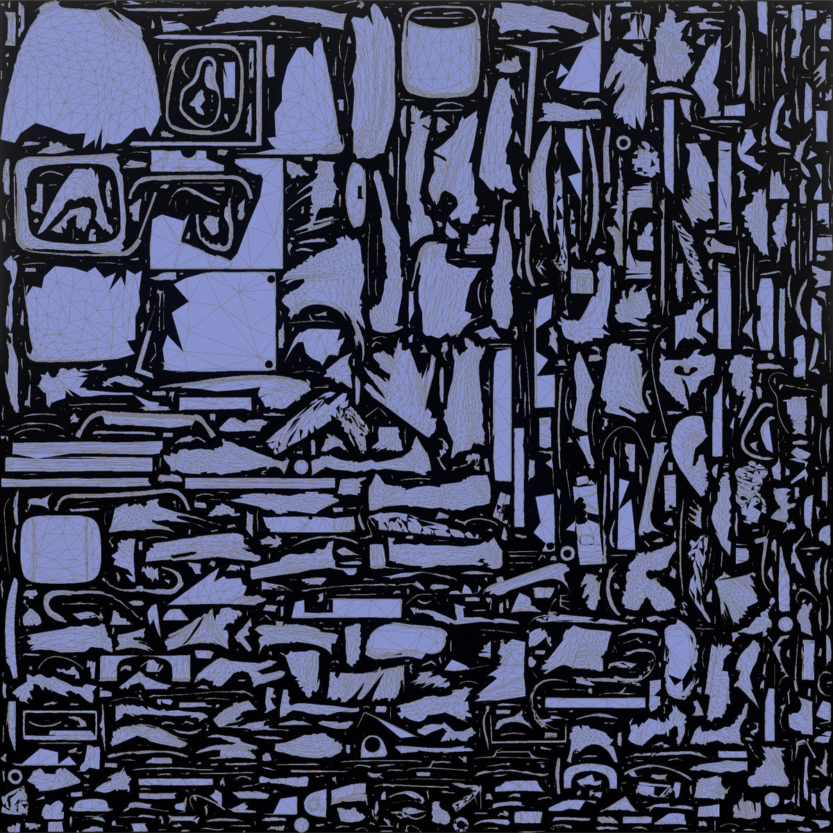 Traveler Weighing Her Suitcase - UV layout, normal map