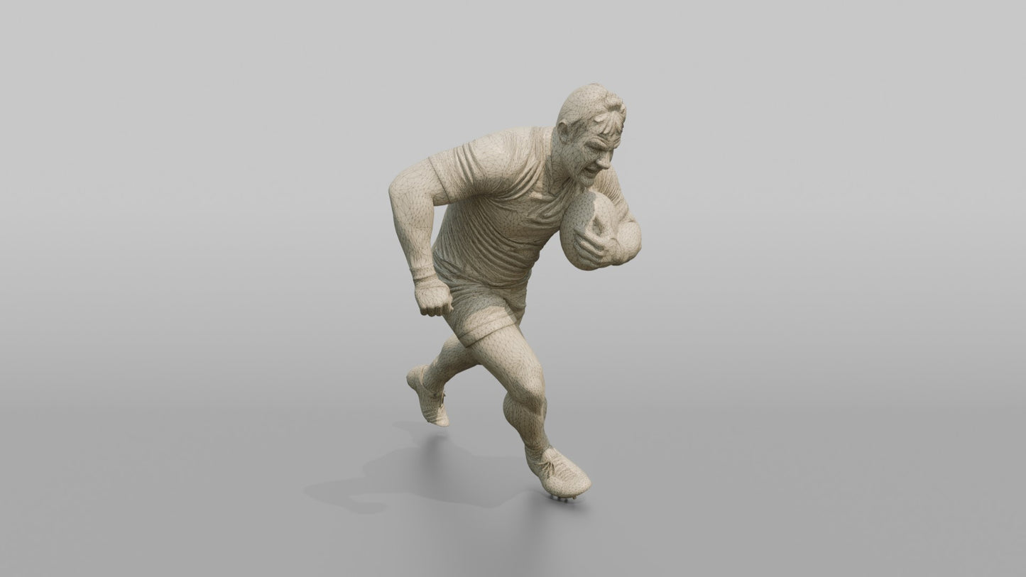 South African Prop Charging Forward with the Ball