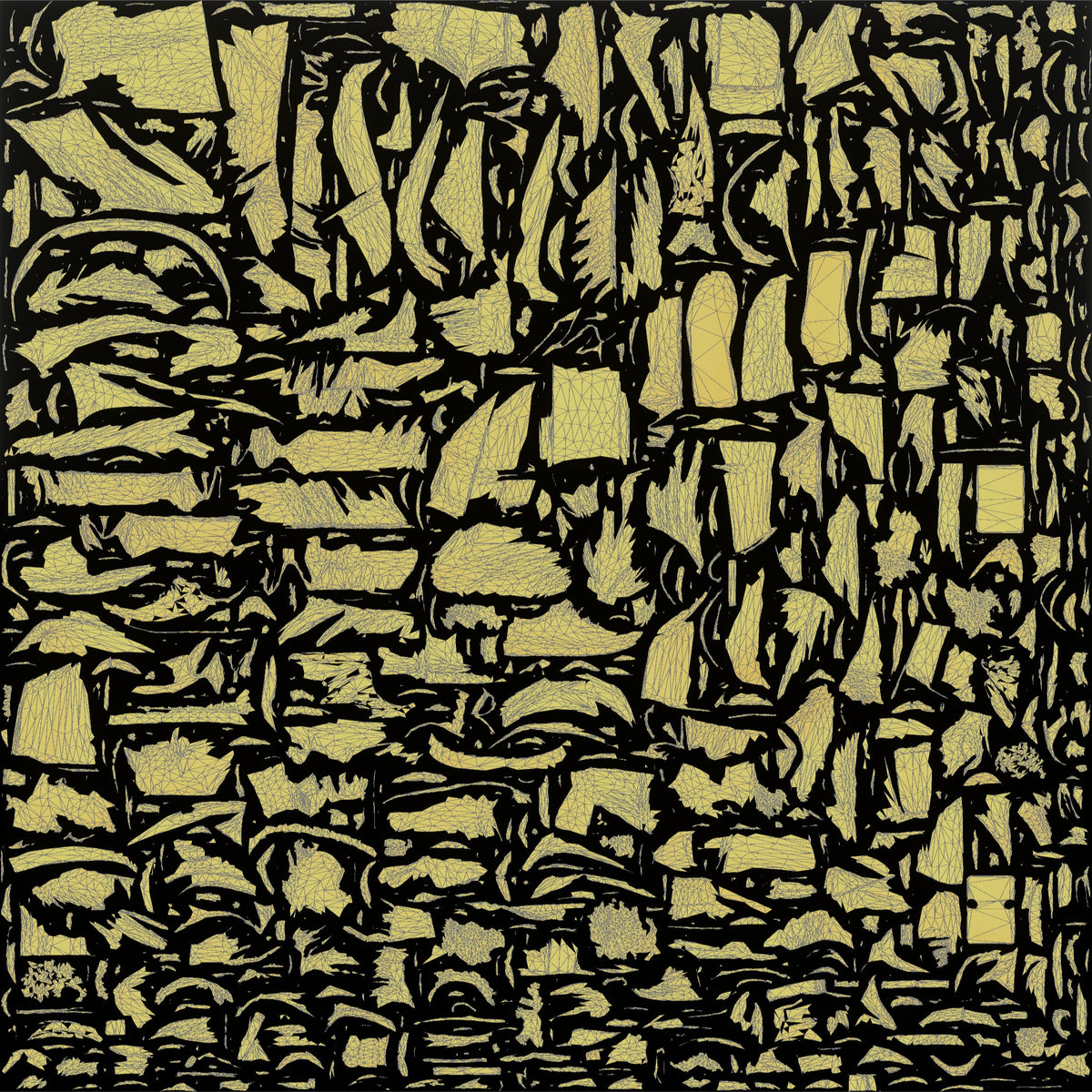 Black Man Texting in Black Windbreaker - UV layout, metallic roughness map