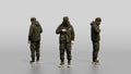 Techwear Man Zipping Up His Jacket