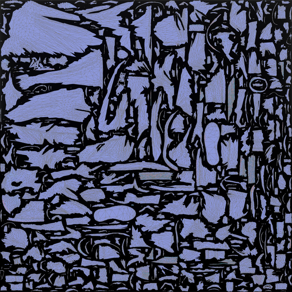 Asian Man Telling an Animated Story - UV layout, normal map