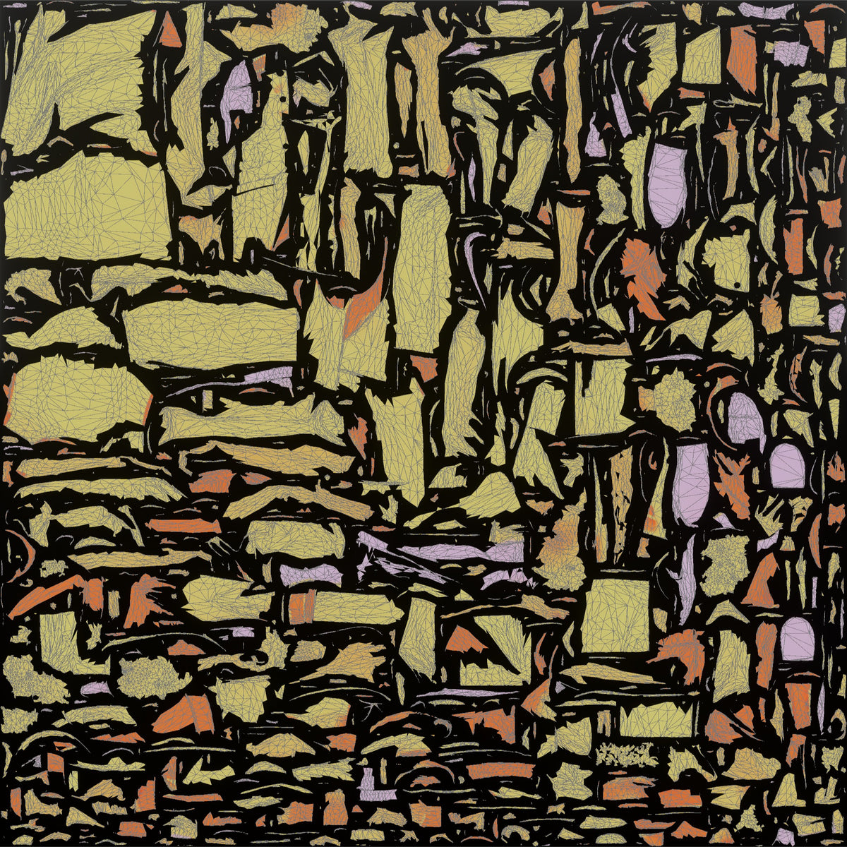 Bartender Man Holding A Muddler Over A Glass - UV layout, metallic roughness map