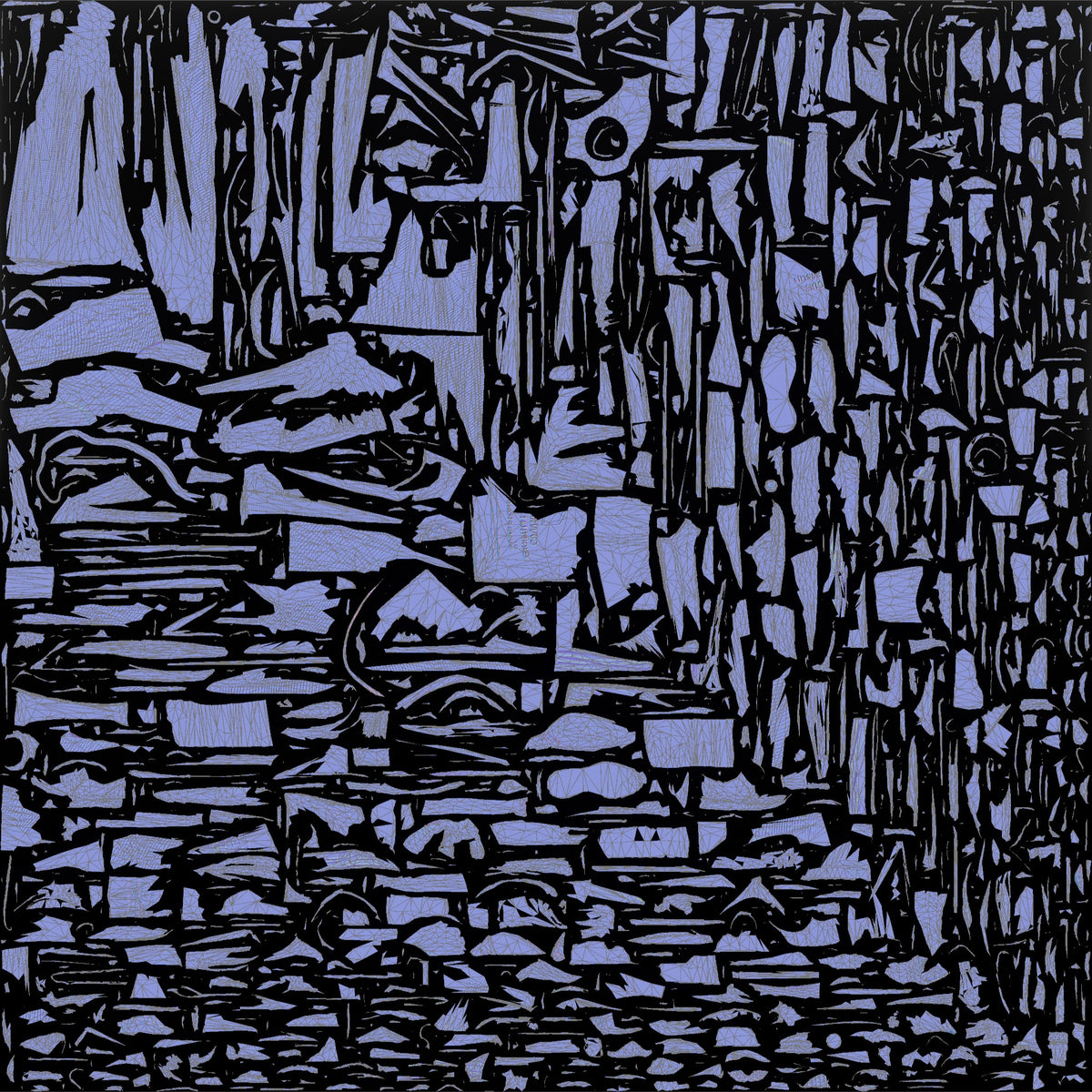 Elderly Slender Syrian Woman in Hijab Carrying Shopping Bags - UV layout, normal map