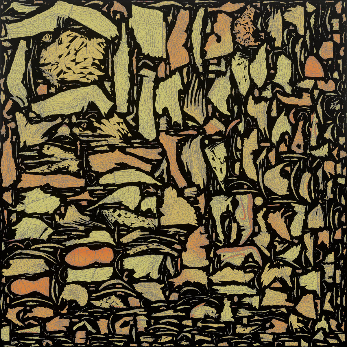 Fitness Influencer Man Mid Lunge, Twisting Slightly - UV layout, metallic roughness map