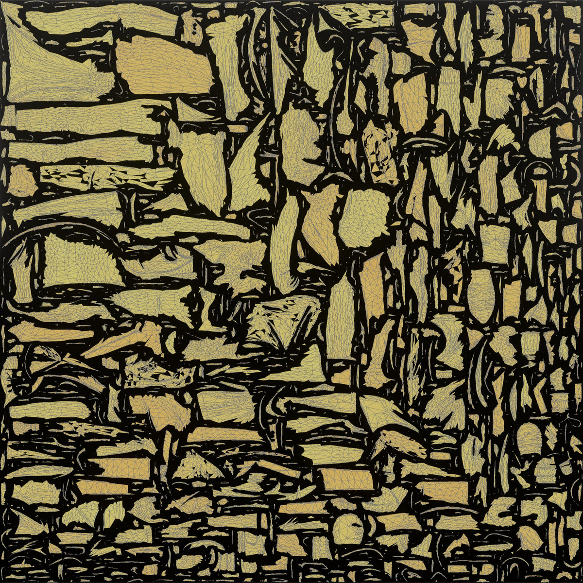 Trekker Stretching Her Quadriceps - UV layout, metallic roughness map
