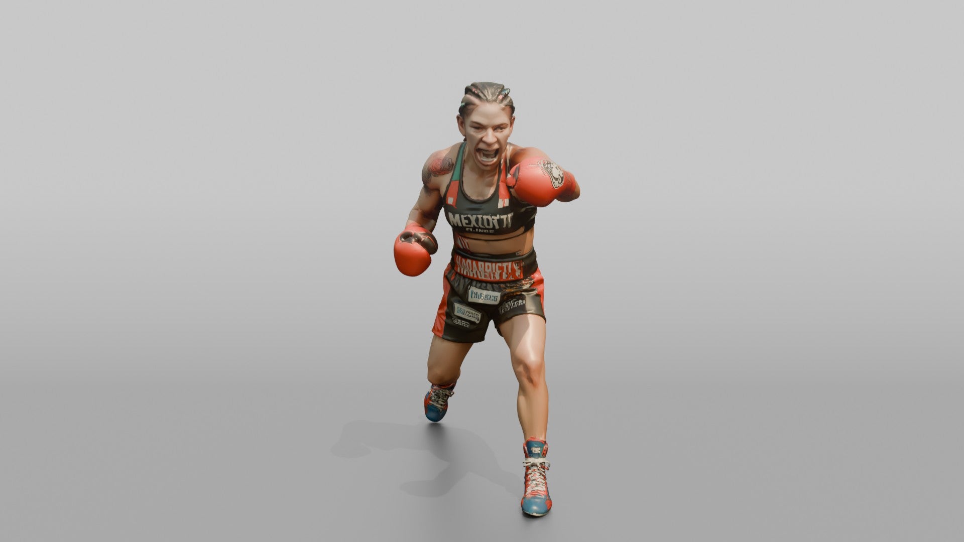Boxer Rapid Left-Right Combination