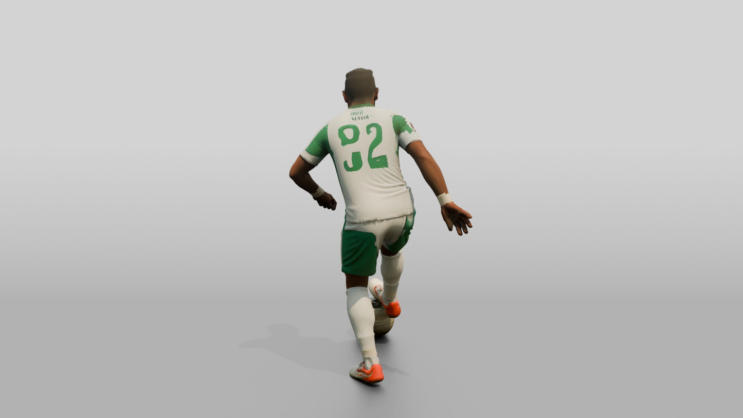 Soccer Player Sole-Roll Skill Move